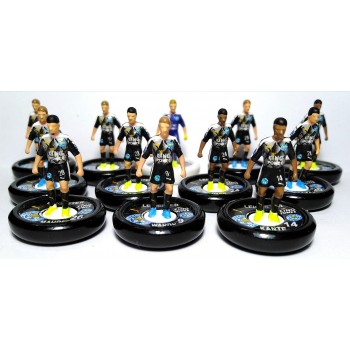 Subbuteo Andrew Table Soccer Leicester City 2015-16 away kit on WSB Professional Bases